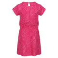 Pink Fusion - Pack Shot - Regatta Childrens-Kids Catrinel Animal Print Casual Dress