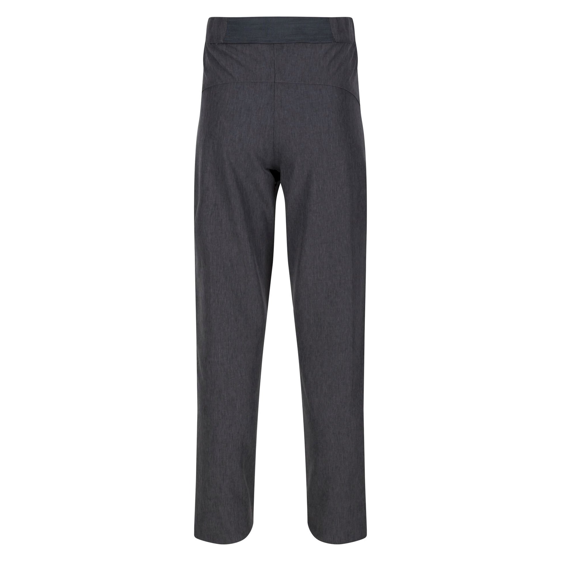 Seal Grey - Pack Shot - Regatta Childrens-Kids Pentre Marl Stretch Trousers
