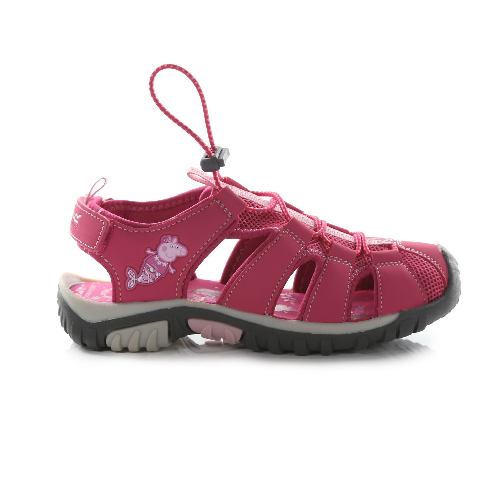 Pink Fusion-Pink Mist - Back - Regatta Childrens-Kids Peppa Pig Sandals
