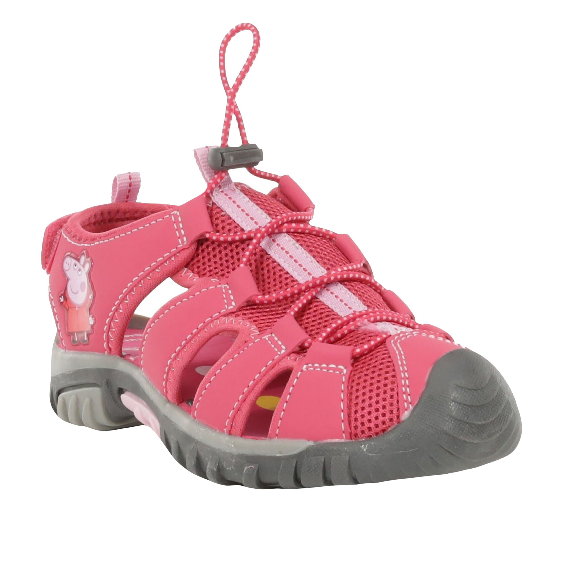 Bright Blush - Front - Regatta Childrens-Kids Peppa Pig Sandals