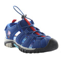 Imperial Blue-True Red - Front - Regatta Childrens-Kids Peppa Pig Sandals