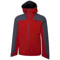 Danger Red-Orion Grey - Side - Dare 2B Mens The Jenson Button Edit - Diluent Recycled Waterproof Jacket