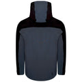 Orion Grey-Black - Back - Dare 2B Mens The Jenson Button Edit - Diluent Recycled Waterproof Jacket