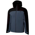 Orion Grey-Black - Side - Dare 2B Mens The Jenson Button Edit - Diluent Recycled Waterproof Jacket