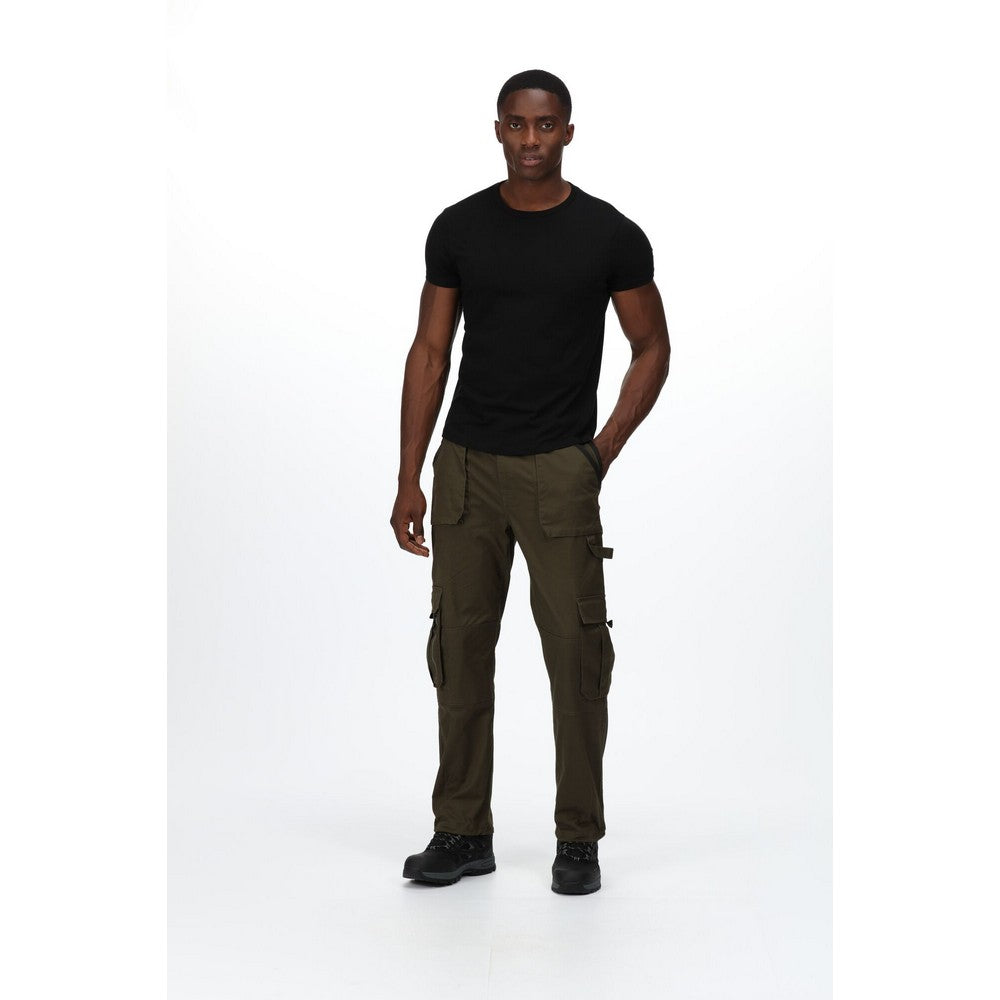 Khaki - Back - Regatta Professional Mens Work Trousers