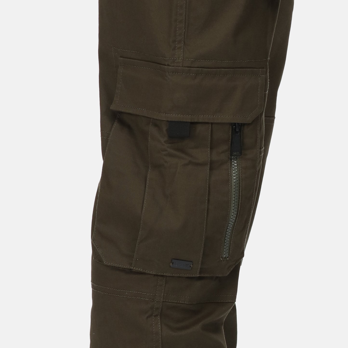 Khaki - Close up - Regatta Professional Mens Work Trousers