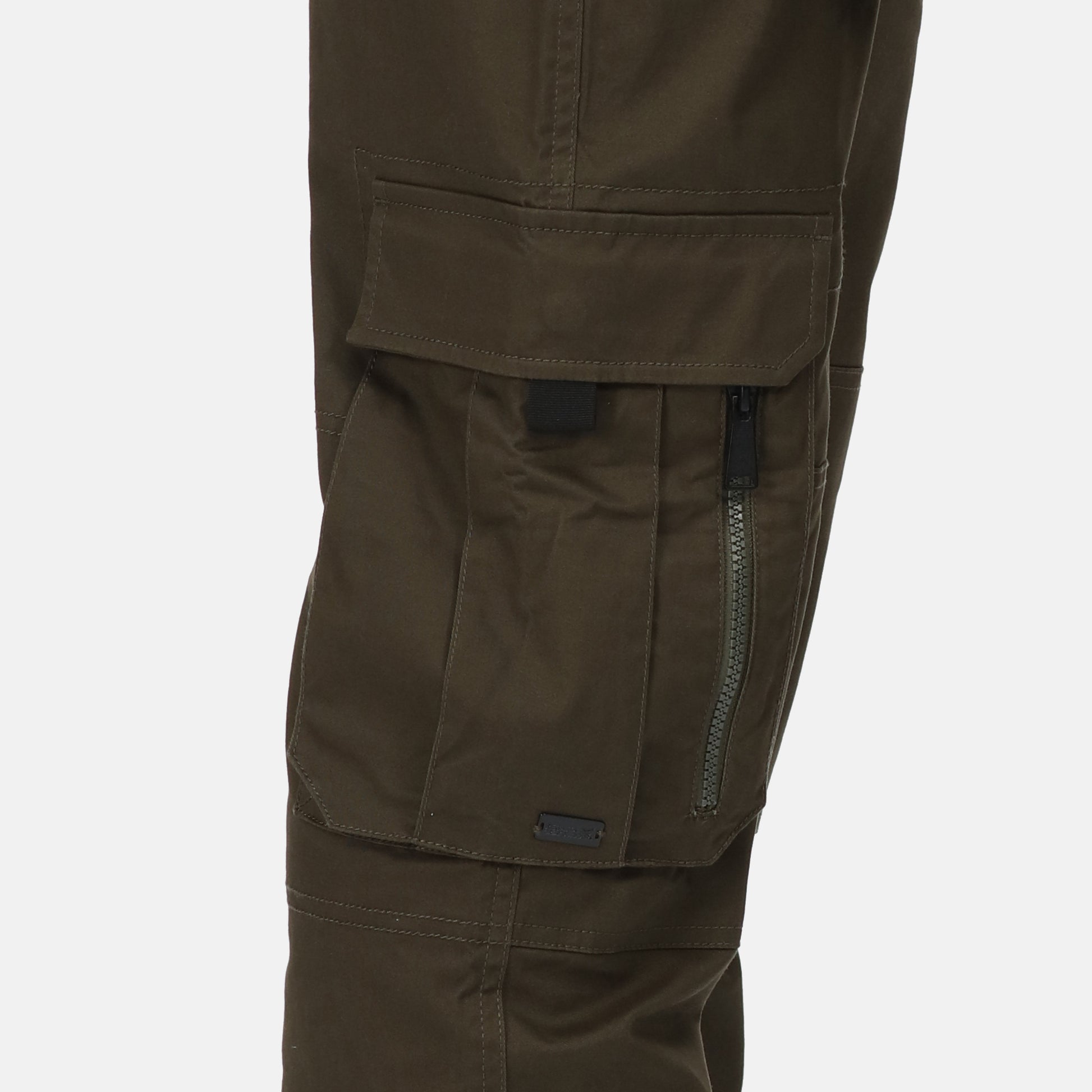 Khaki - Close up - Regatta Professional Mens Work Trousers