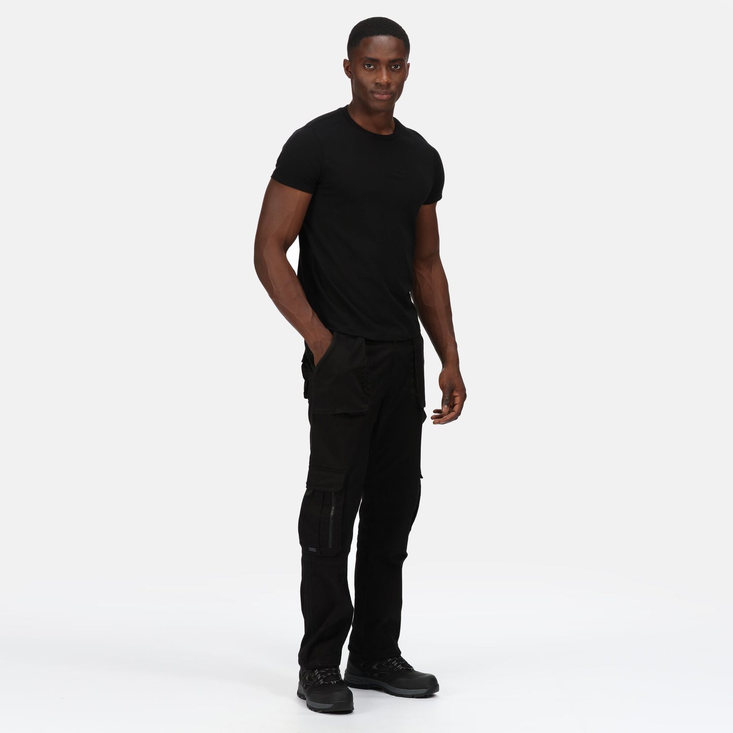 Black - Back - Regatta Professional Mens Work Trousers