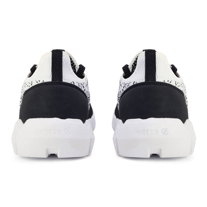 Black-White - Side - Dare 2B Mens Hex-At Trainers