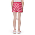 Pink Fusion-White - Side - Regatta Childrens-Kids Dayana Towelling Stripe Casual Shorts
