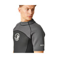 Black-Dark Grey-White - Pack Shot - Regatta Mens Shorty Wetsuit