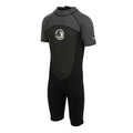 Black-Dark Grey-White - Side - Regatta Mens Shorty Wetsuit