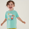 Aruba Blue - Side - Regatta Childrens-Kids Peppa Pig Printed T-Shirt