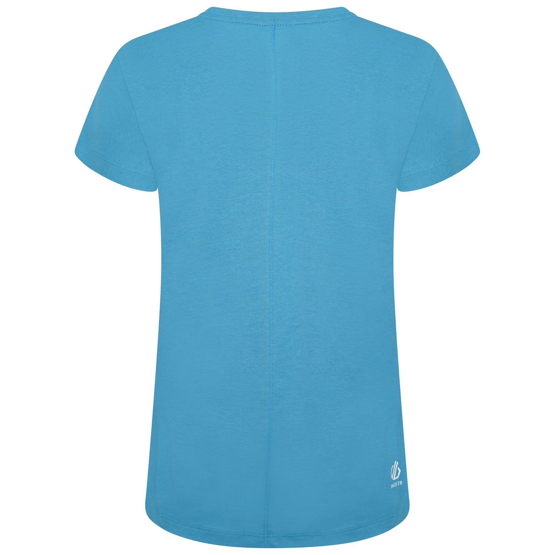 Capri Blue - Back - Dare 2B Womens-Ladies Moments II Barbell T-Shirt