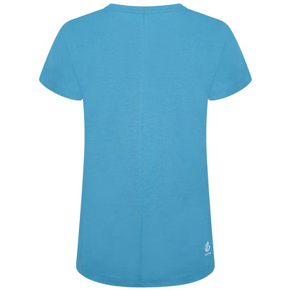 Capri Blue - Back - Dare 2B Womens-Ladies Moments II Barbell T-Shirt