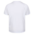 White - Back - Regatta Childrens-Kids Alvarado VI Leaves T-Shirt