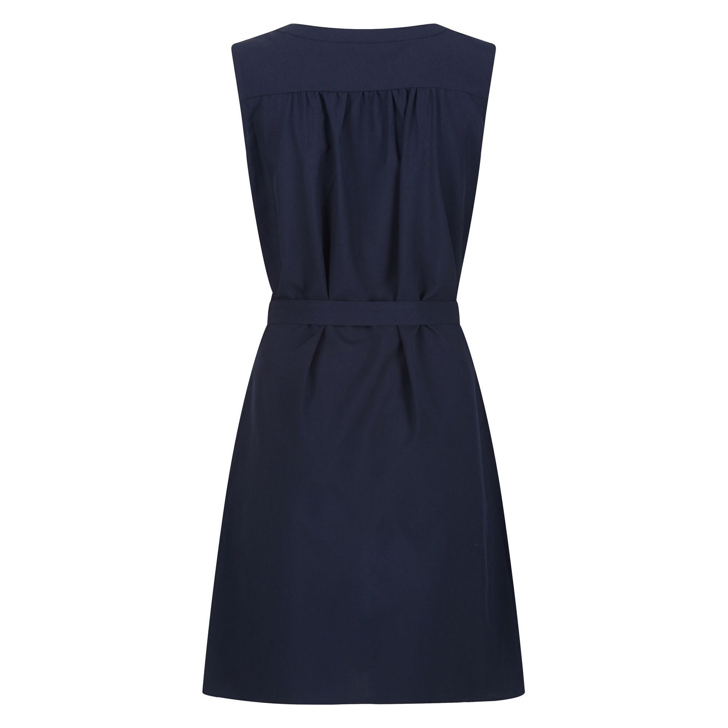 Navy - Pack Shot - Regatta Womens-Ladies Highton Stretch Shirt Dress