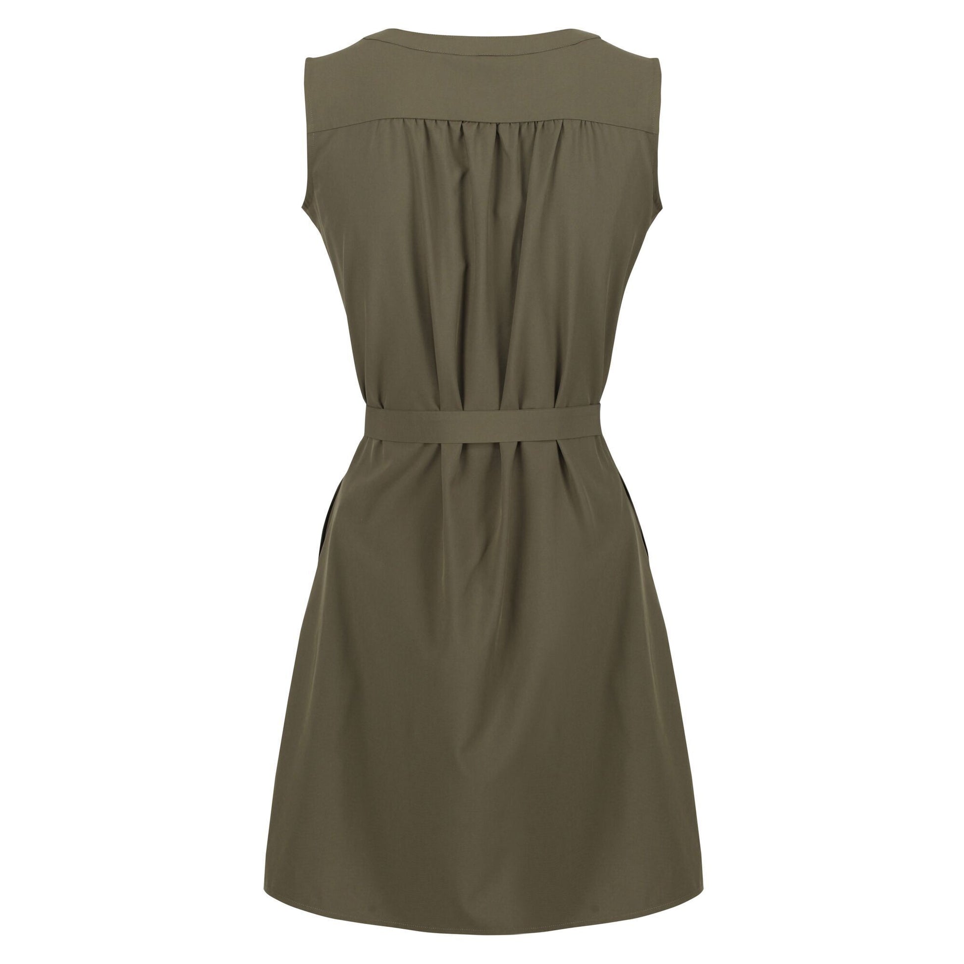 Grape Leaf - Pack Shot - Regatta Womens-Ladies Highton Stretch Shirt Dress