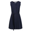 Navy - Front - Regatta Womens-Ladies Highton Stretch Shirt Dress