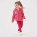 Pink Fusion - Lifestyle - Regatta Childrens-Kids Peppa Pig Marl Fleece Full Zip Hoodie