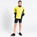 Neon Spring-Black - Side - Dare 2B Mens Mediant II Cycling Jacket