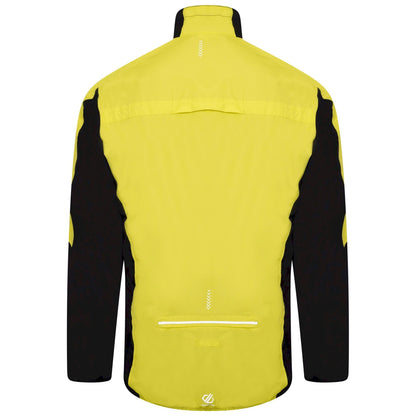 Neon Spring-Black - Pack Shot - Dare 2B Mens Mediant II Cycling Jacket