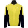 Neon Spring-Black - Front - Dare 2B Mens Mediant II Cycling Jacket
