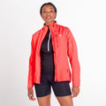 Neon Pink - Side - Dare 2B Womens-Ladies Mediant II Waterproof Jacket