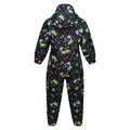 Navy - Lifestyle - Regatta Childrens-Kids Pobble Peppa Pig Tractor Waterproof Puddle Suit