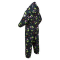 Navy - Pack Shot - Regatta Childrens-Kids Pobble Peppa Pig Tractor Waterproof Puddle Suit