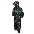 Navy - Close up - Regatta Childrens-Kids Pobble Peppa Pig Tractor Waterproof Puddle Suit