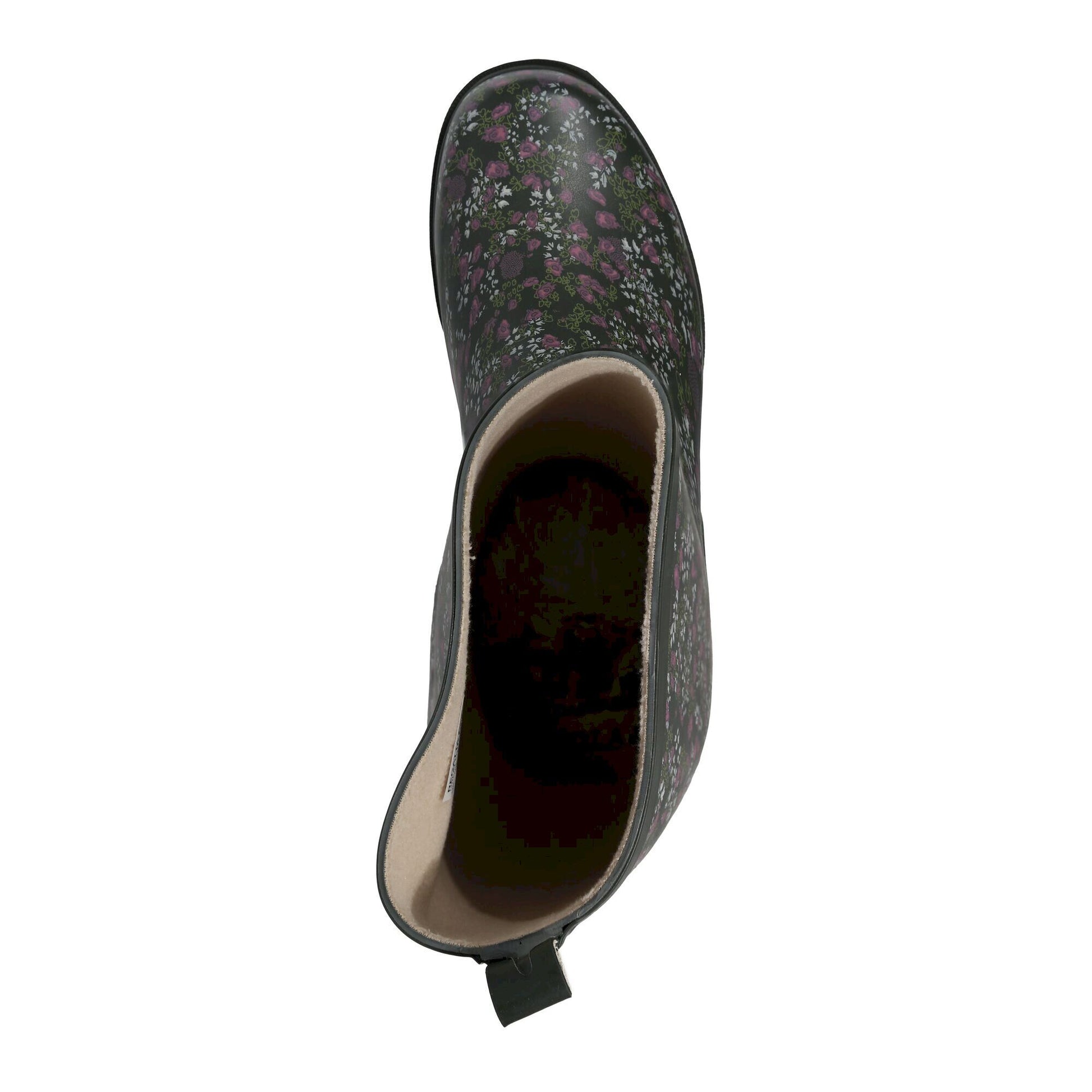 Khaki - Lifestyle - Regatta Womens-Ladies Fairweather Cosy Floral Wellington Boots