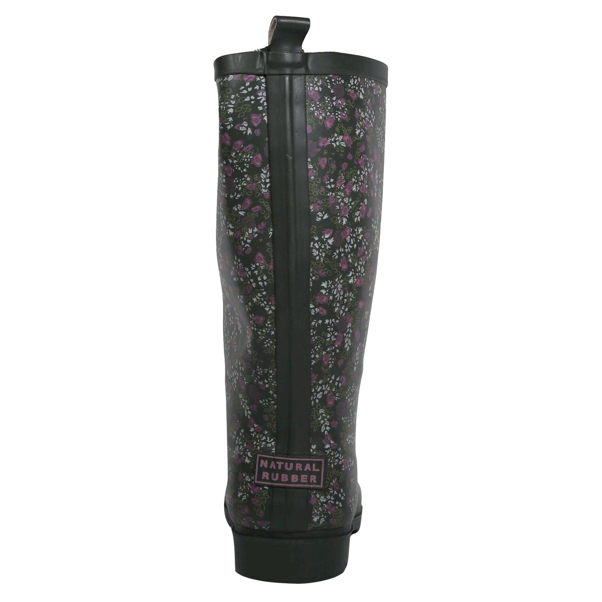 Khaki - Close up - Regatta Womens-Ladies Fairweather Cosy Floral Wellington Boots
