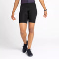 Black - Pack Shot - Dare 2B Womens-Ladies Prompt AEP Empowered Print Lightweight Shorts