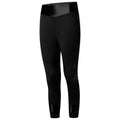 Black - Side - Dare 2B Womens-Ladies Born To Shine Recycled Lightweight 3-4 Leggings