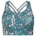 Canton Green - Front - Dare 2B Womens-Ladies Mantra Leaves Sports Bra