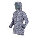 Balsam Green - Side - Regatta Girls Talei Floral Waterproof Jacket