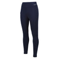 Navy - Side - Regatta Womens-Ladies Holeen II Leggings
