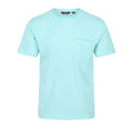 Opal Green - Front - Regatta Mens Caelum Pique T-Shirt