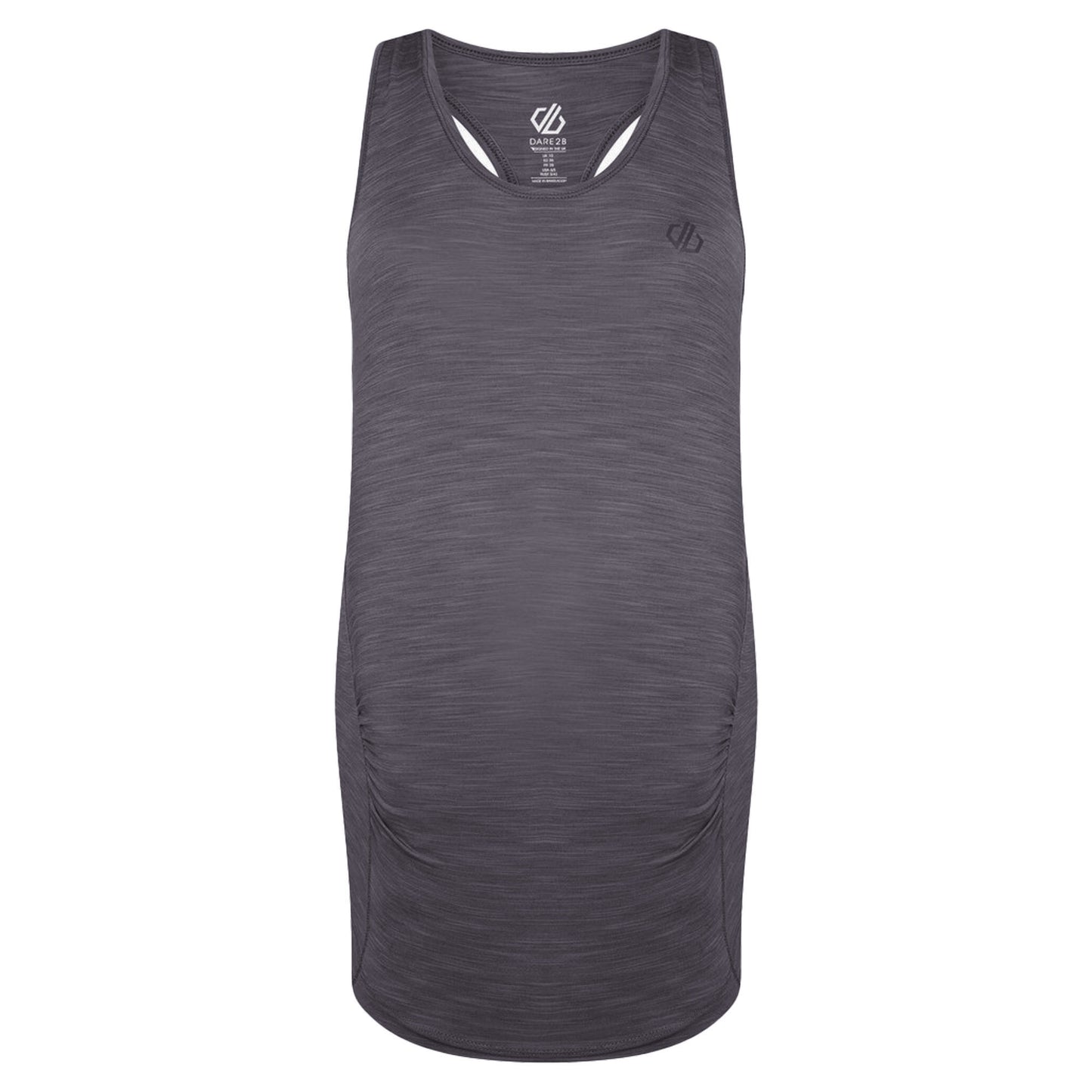 Ebony Grey - Front - Dare 2B Womens-Ladies Modernize Maternity Tank Top
