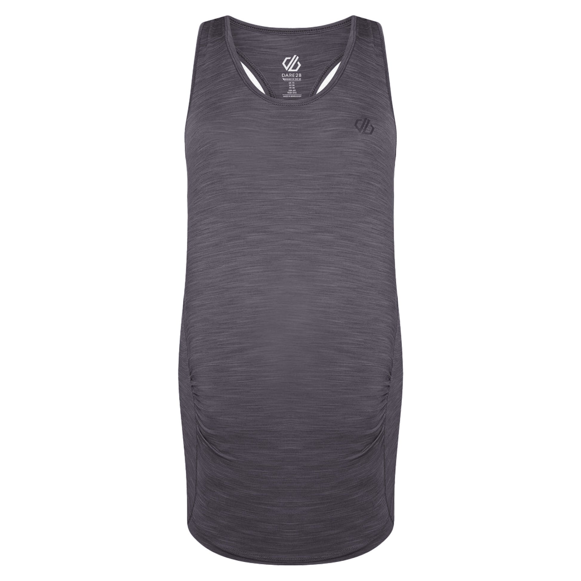 Ebony Grey - Front - Dare 2B Womens-Ladies Modernize Maternity Tank Top