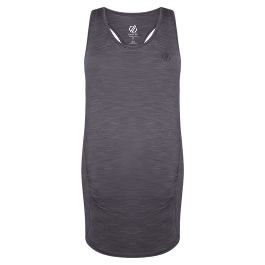 Ebony Grey - Front - Dare 2B Womens-Ladies Modernize Maternity Tank Top