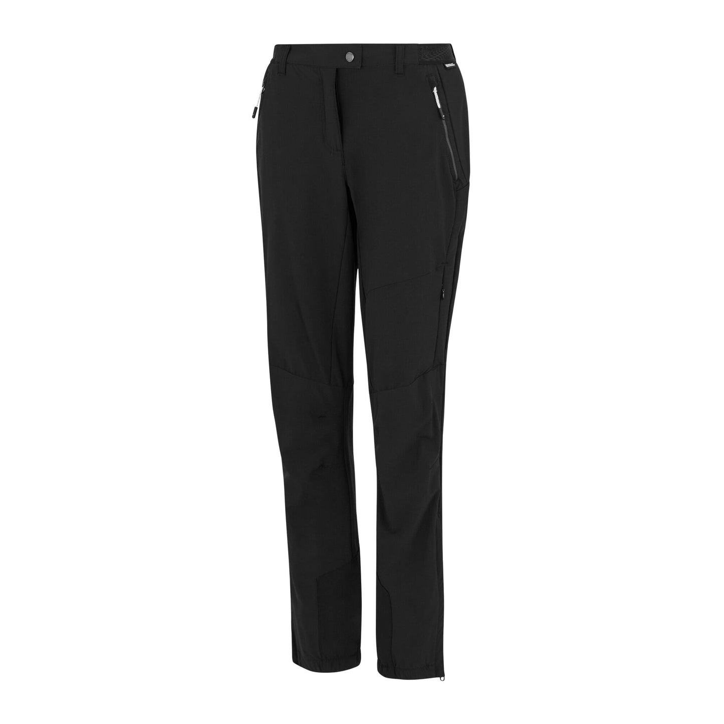 Black-Black - Side - Regatta Womens-Ladies Mountain III Hiking Trousers