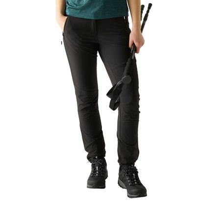 Black-Black - Lifestyle - Regatta Womens-Ladies Mountain III Hiking Trousers