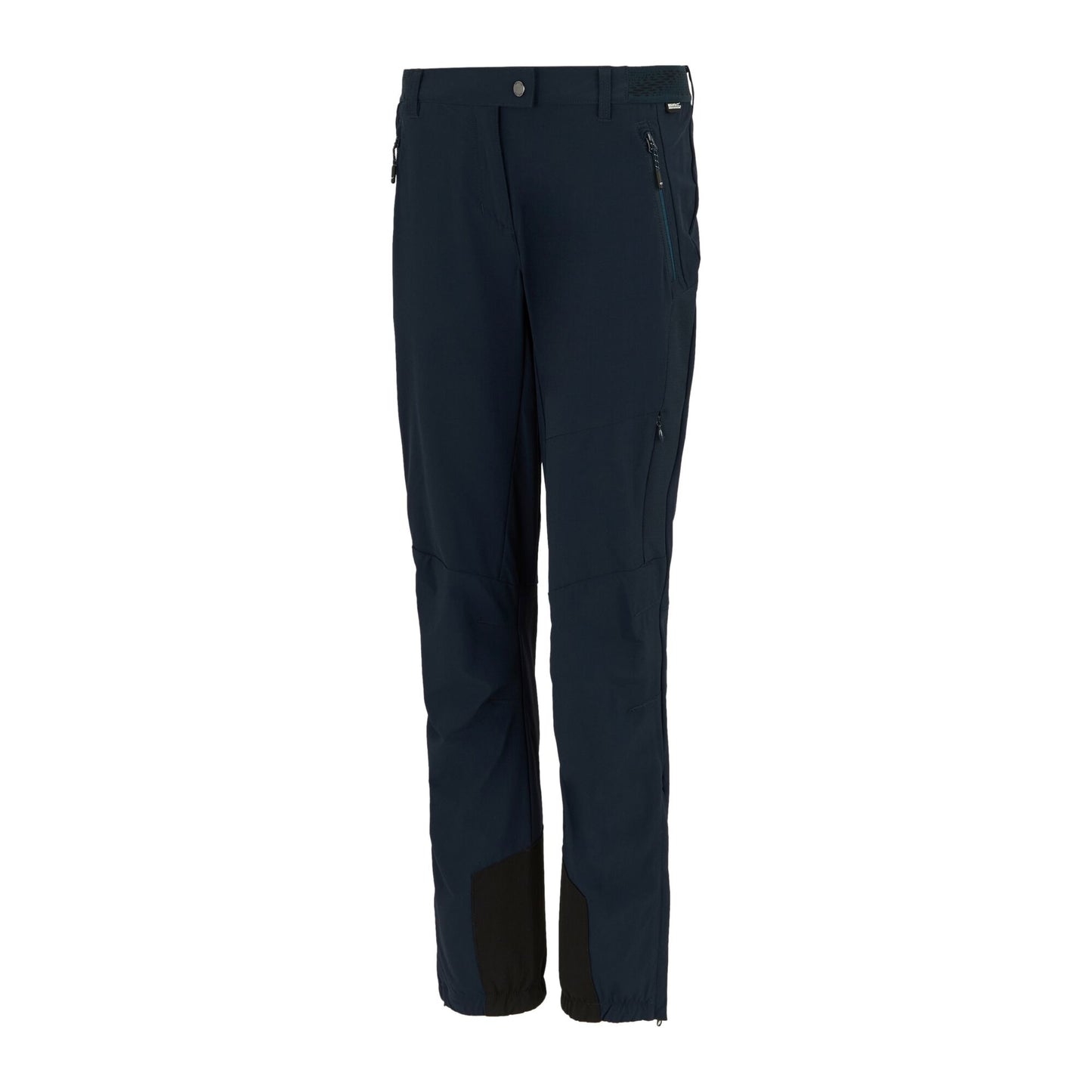 Navy - Side - Regatta Womens-Ladies Mountain III Hiking Trousers