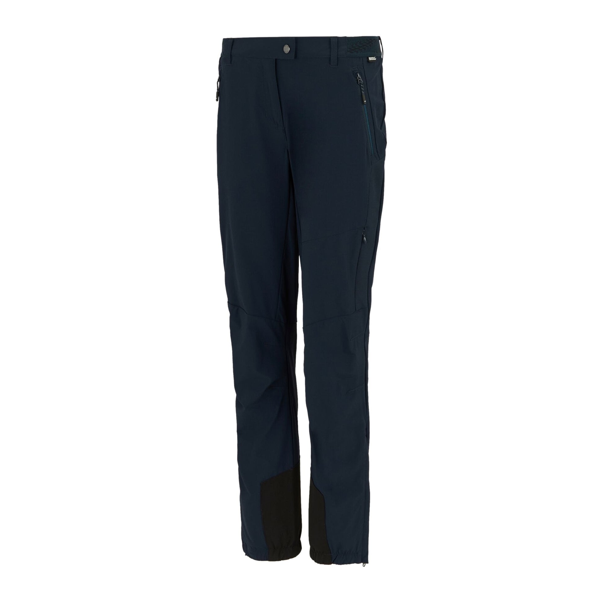 Navy - Side - Regatta Womens-Ladies Mountain III Hiking Trousers