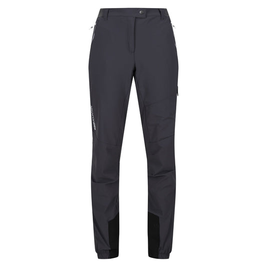 Seal Grey - Front - Regatta Womens-Ladies Mountain III Hiking Trousers