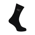 Grey Marl - Side - Regatta Great Outdoors Mens Cotton Rich Casual Socks (Pack Of 3)