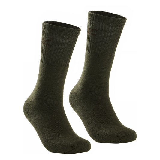 Brown Marl - Front - Regatta Great Outdoors Mens Cotton Rich Casual Socks (Pack Of 3)