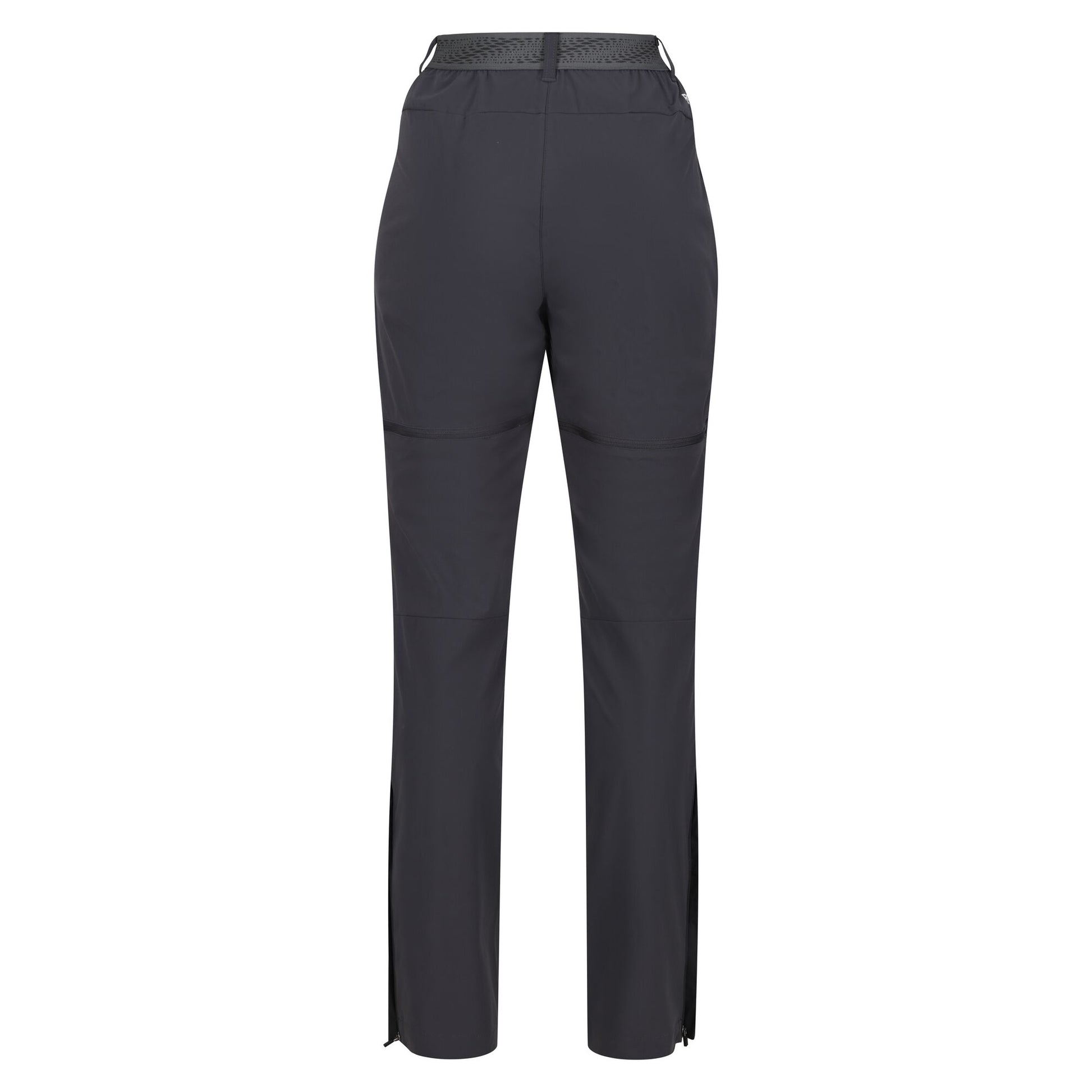 Seal Grey - Back - Regatta Womens-Ladies Mountain Zip-Off Trousers